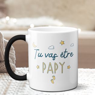 Mug Magique "tu vas être papy" - 33 cl, céramique - Imprimé en France