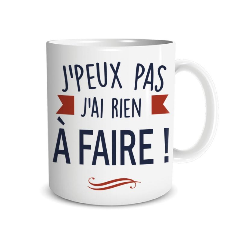 Tasse Drôle pour les Matins Difficiles - Oui, Non, Ta Gueule !