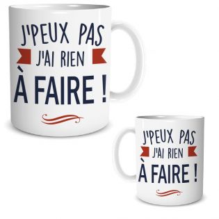 Tasse Drôle pour les Matins Difficiles - Oui, Non, Ta Gueule !