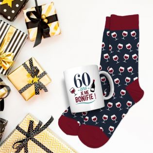 Coffret Mug Chaussettes Anniversaire Homme