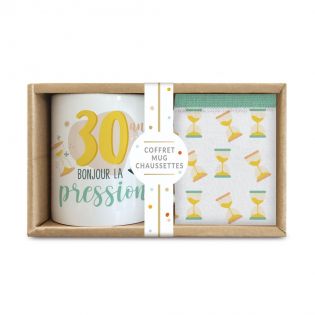 Coffret Mug Chaussettes Anniversaire Homme