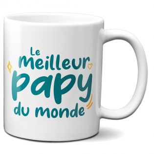 Lot de 2 mugs pour Papy et Mamie | Idée cadeau grands-parents | Céramique, 33 cL