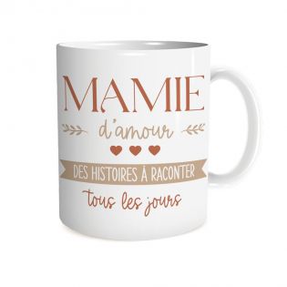 Mug en céramique Mamie d'amour, 33 cl