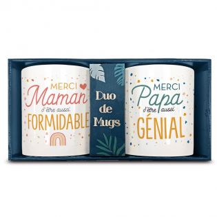 Mug humour Bonne humeur du matin - Ta gueule - Idée cadeau rigolo pour anniversaire - Tasse couple originale Noël 