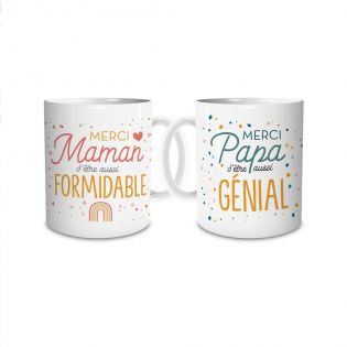 Mug humour Bonne humeur du matin - Ta gueule - Idée cadeau rigolo pour anniversaire - Tasse couple originale Noël 