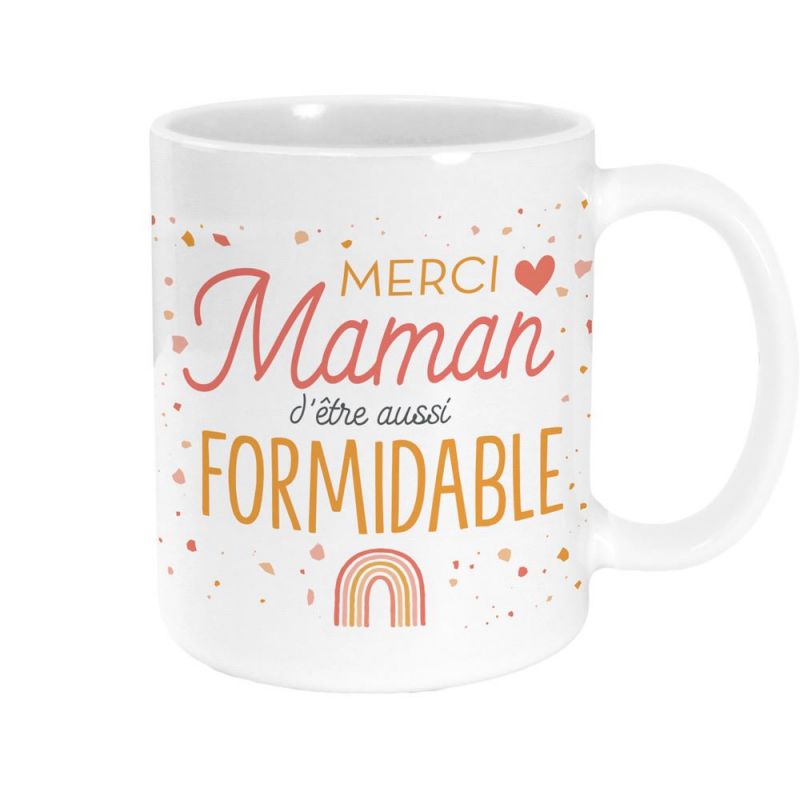 Mug humour Bonne humeur du matin - Ta gueule - Idée cadeau rigolo pour anniversaire - Tasse couple originale Noël 