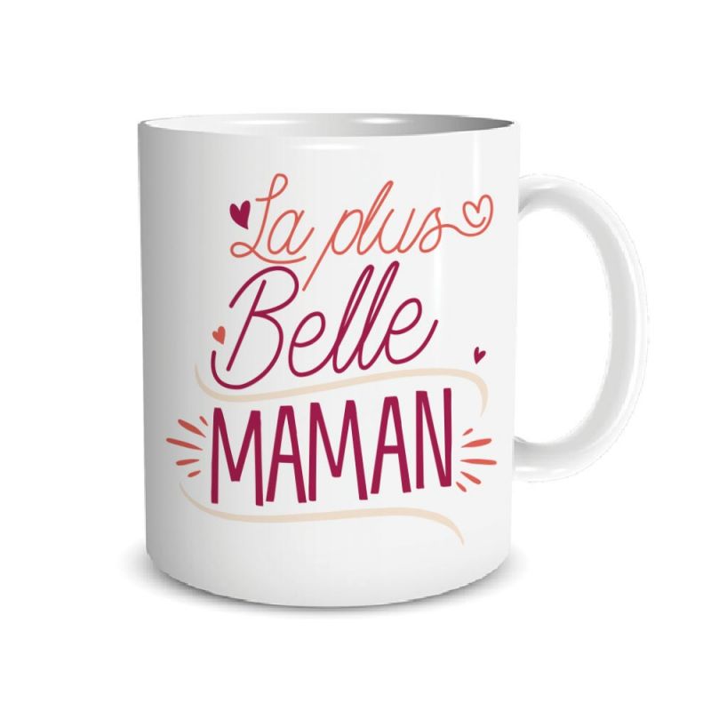 Mug en céramique La Plus Belle Maman, 33 cl