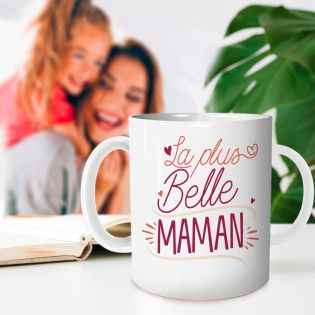 Mug en céramique La Plus Belle Maman, 33 cl