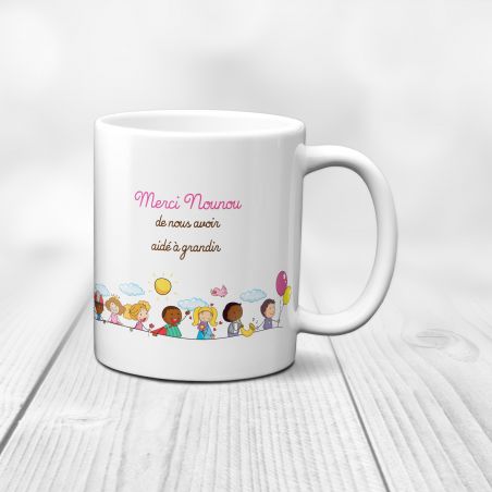 Mug en céramique Merci Nounou - Céramique, 33 cl