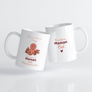 Pack cadeau papy mamie - 2 mugs 