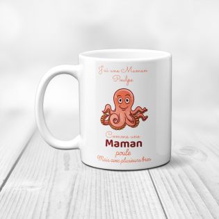 Mug en céramique Maman Poulpe - Céramique, 33 cl