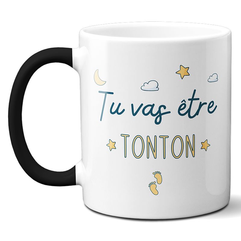 Mug Magique "tu vas être tonton" - 33 cl, céramique - Imprimé en France