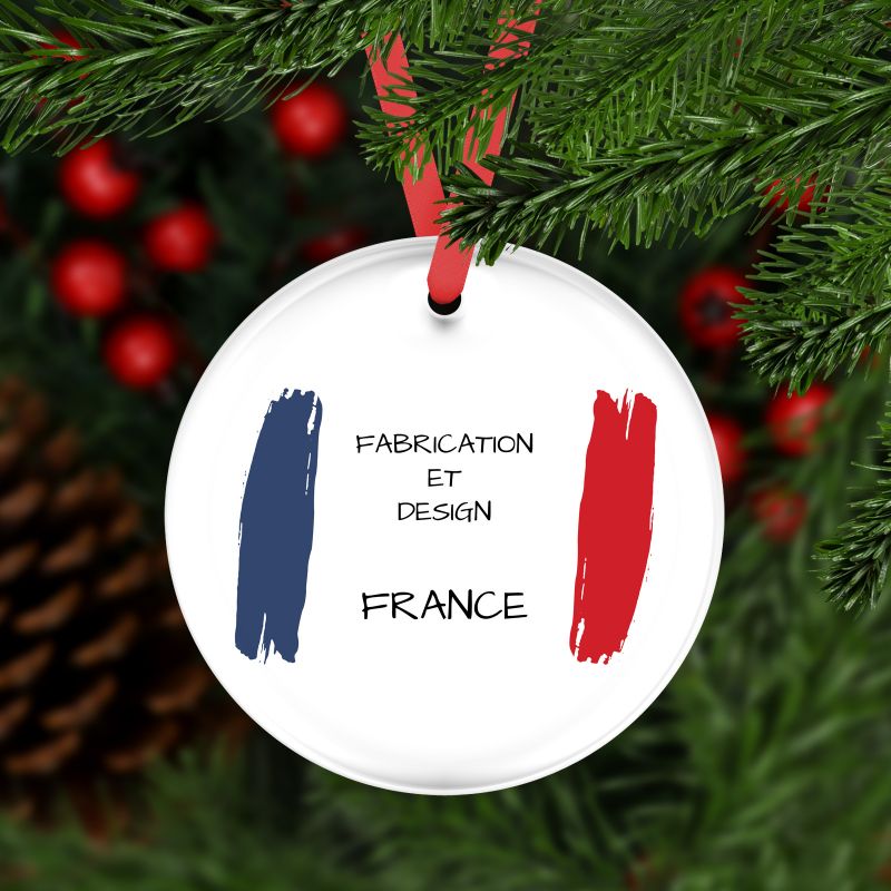 Gisela Graham Décoration de sapin de Noël en tissu de luxe rouge-gorge
