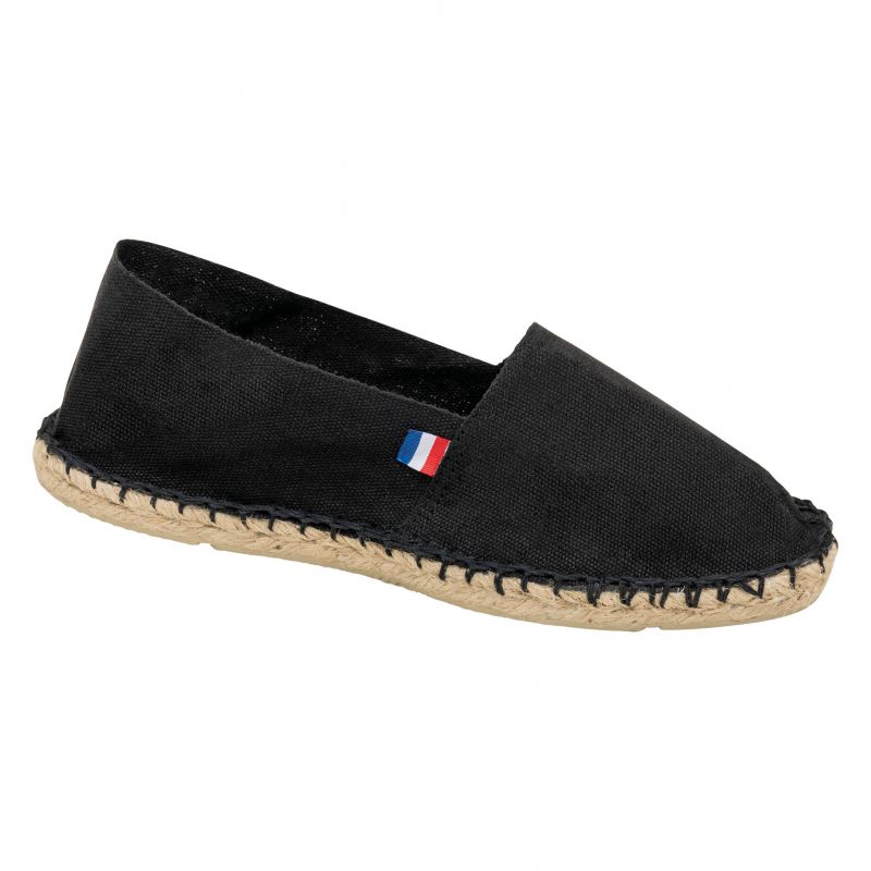 Customizable mixed espadrilles with embroidery | Black Customizable mixed espadrilles with embroidery | Black