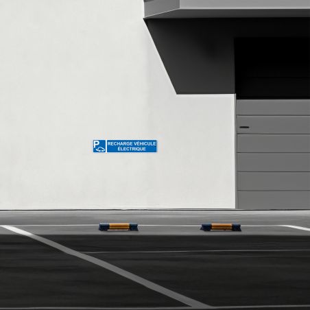Panneau de signalisation pour parking · Emplacement Recharge Véhicule Electrique