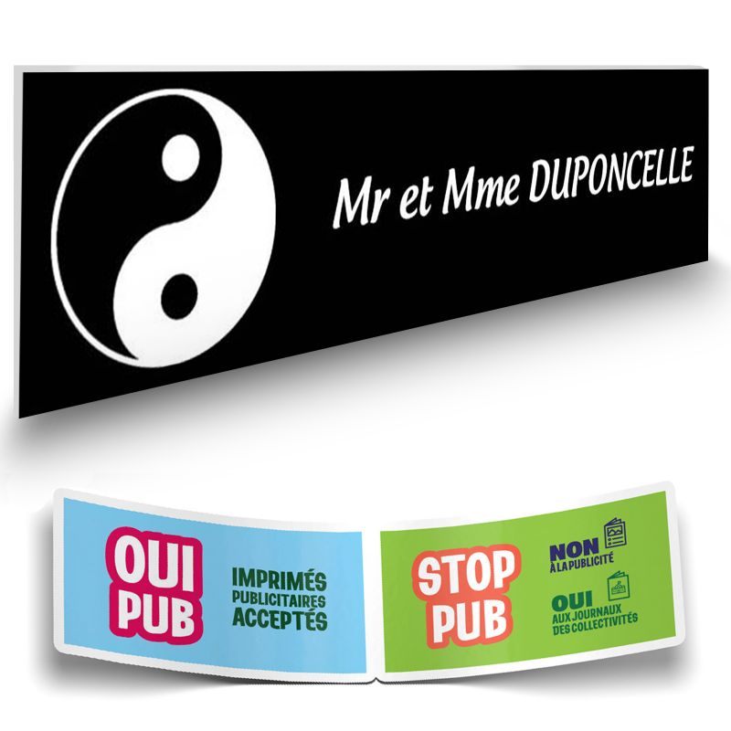 Plaque boite aux lettres format Decayeux CROIX BASQUE (100x25mm) noire lettres blanches - 1 ligne Plaque boite aux lettres format Decayeux CROIX BASQUE (100x25mm) noire lettres blanches - 1 ligne
