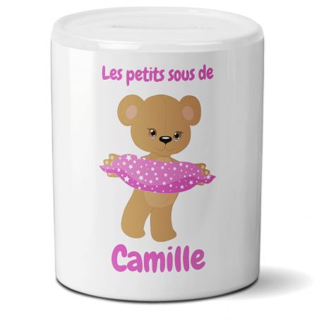 Personalized piggy bank with first name and photo · Original birth, baptism or wedding gift