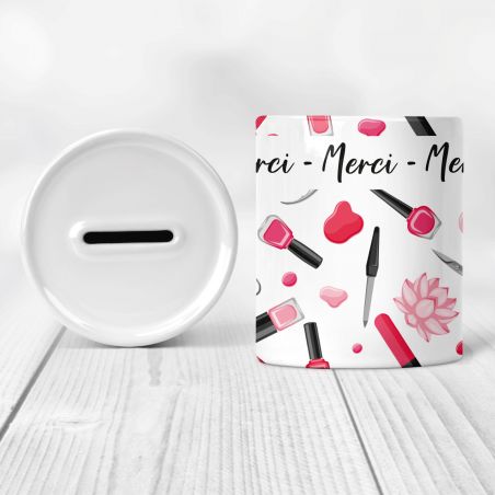 Tirelire pourboire - Onglerie - Nails shop - Manucure