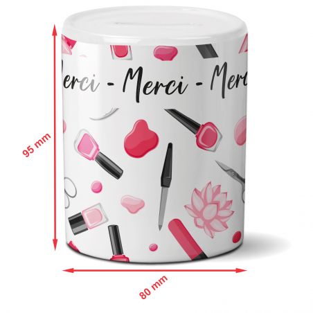 Tirelire pourboire - Onglerie - Nails shop - Manucure