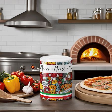 Tirelire pourboire - Tips - restaurant Pizzeria 2 