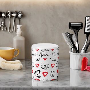 Tirelire pourboire - Tips - Chien Coeur - Animalerie - toiletteur