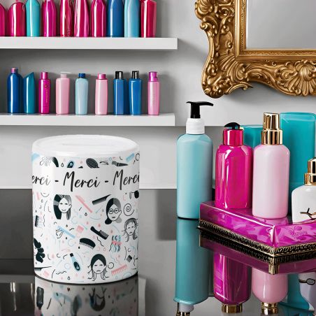 Tirelire pourboire - Tips - Coiffure - Salon de coiffure
