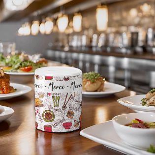 Tirelire pourboire - Tips - Restaurant brasserie 