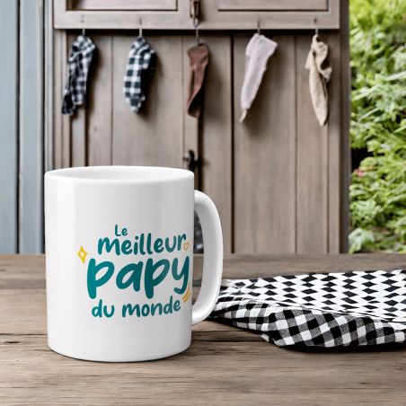 Mug en céramique Meilleur Papy du monde - Céramique, 33 cl