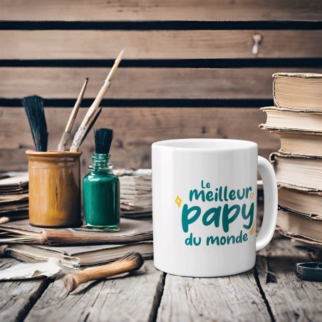 Mug en céramique Meilleur Papy du monde - Céramique, 33 cl