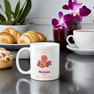 Mug en céramique Maman Poulpe - Céramique, 33 cl