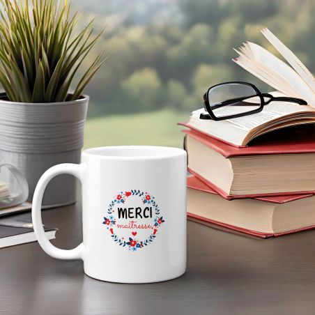 Mug en céramique Merci Maîtresse - Céramique, 33 cl