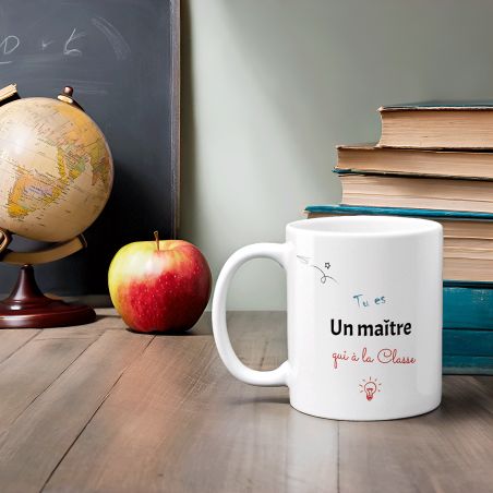 Mug en céramique Merci Maître - Céramique, 33 cl