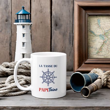 Mug en céramique la Tasse du Papitaine - Céramique, 33 cl