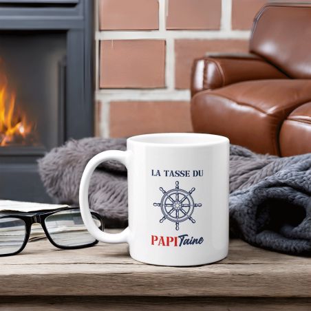 Mug en céramique la Tasse du Papitaine - Céramique, 33 cl