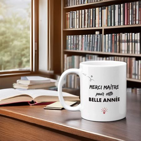 Mug thank you teacher · Personalized gift for teacher Men · End of school year gift idea