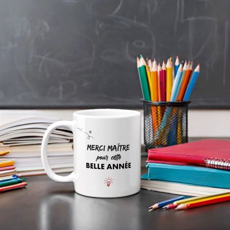 Mug thank you teacher · Personalized gift for teacher Men · End of school year gift idea
