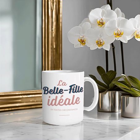 Mug en céramique La belle fille idéale - 33 cl, Céramique - Imprimé en France