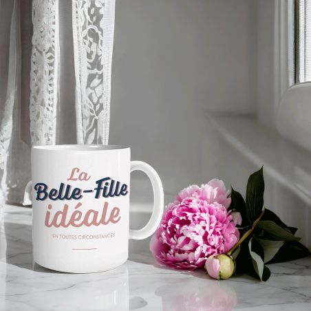 Mug en céramique La belle fille idéale - 33 cl, Céramique - Imprimé en France