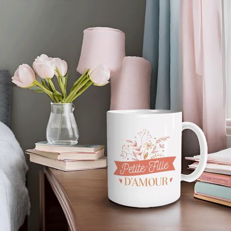 Mug en céramique Petite fille d'amour - 33 cl, Céramique - Imprimé en France