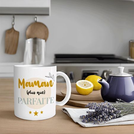 Mug humour Bonne humeur du matin - Ta gueule - Idée cadeau rigolo pour anniversaire - Tasse couple originale Noël 