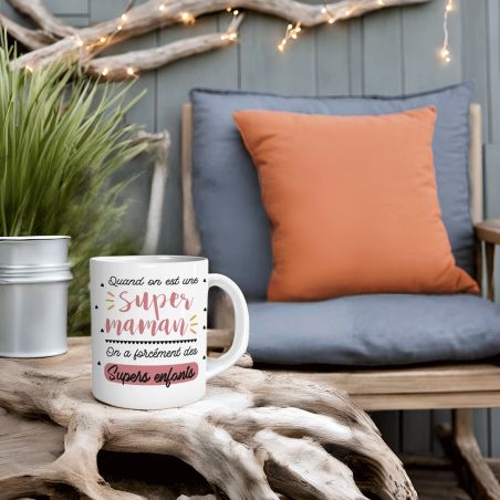 Mug humour Bonne humeur du matin - Ta gueule - Idée cadeau rigolo pour anniversaire - Tasse couple originale Noël 