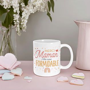 Mug en céramique Maman formidable- 33 cl, Céramique - Imprimé en France