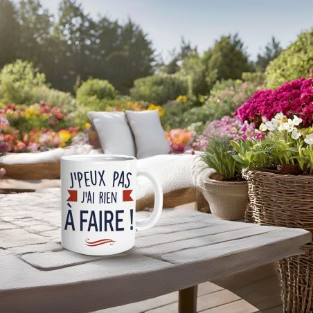 Mug humour Bonne humeur du matin - Ta gueule - Idée cadeau rigolo pour anniversaire - Tasse couple originale Noël 
