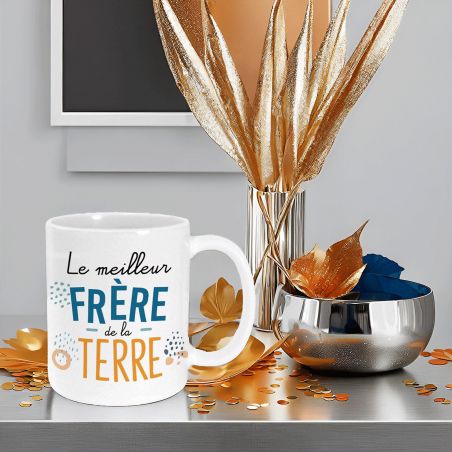 Mug humour Bonne humeur du matin - Ta gueule - Idée cadeau rigolo pour anniversaire - Tasse couple originale Noël 