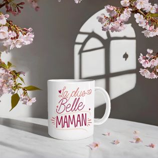 Mug en céramique La Plus Belle Maman - 33 cl, Céramique - Imprimé en France