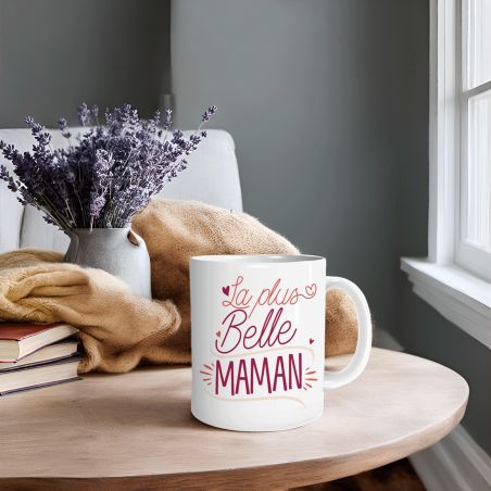 Mug en céramique La Plus Belle Maman - 33 cl, Céramique - Imprimé en France