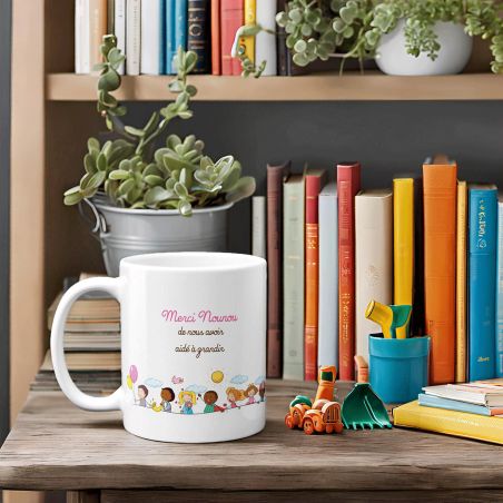 Mug en céramique Merci Nounou - Céramique, 33 cl