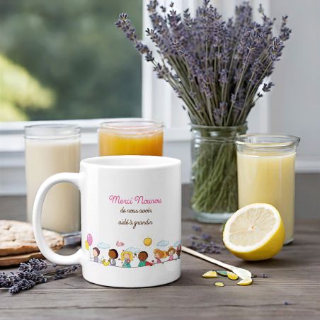 Mug en céramique Merci Nounou - Céramique, 33 cl
