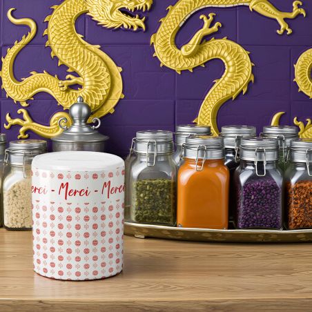 Tirelire pourboire - Tips - Motifs Chinois - Restaurant Chinois