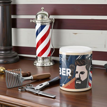 Tirelire pourboire - Tips - Barber shop - Salon de coiffure masculin, barbier